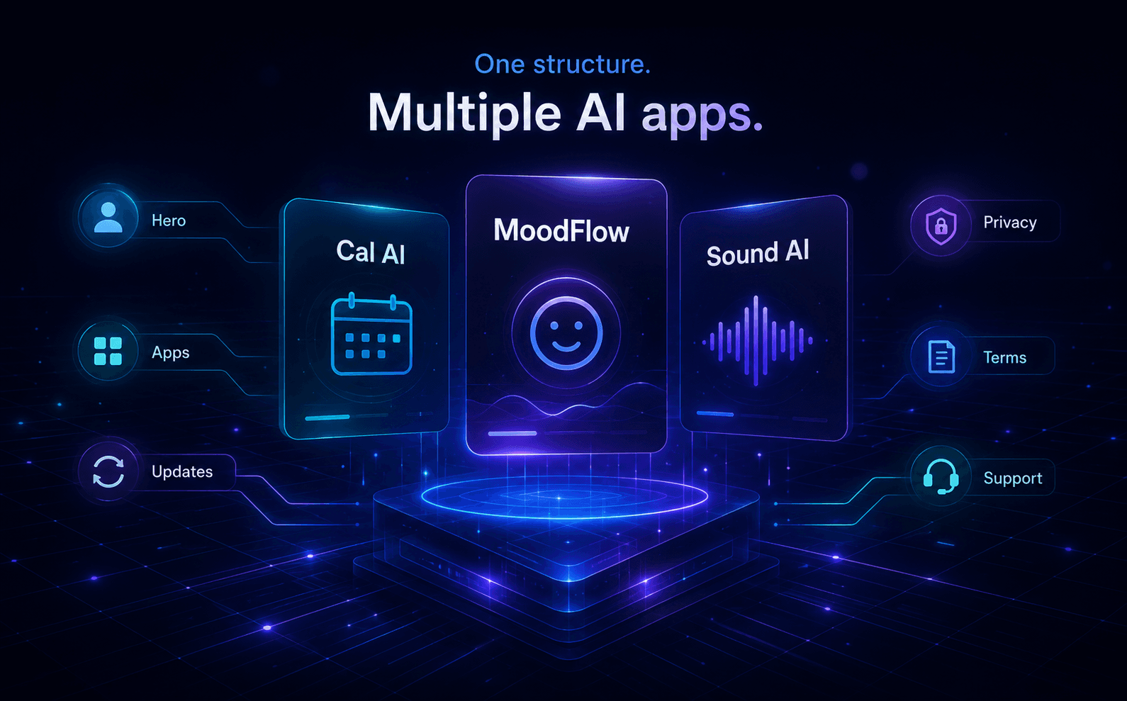 Building one portal for multiple AI apps