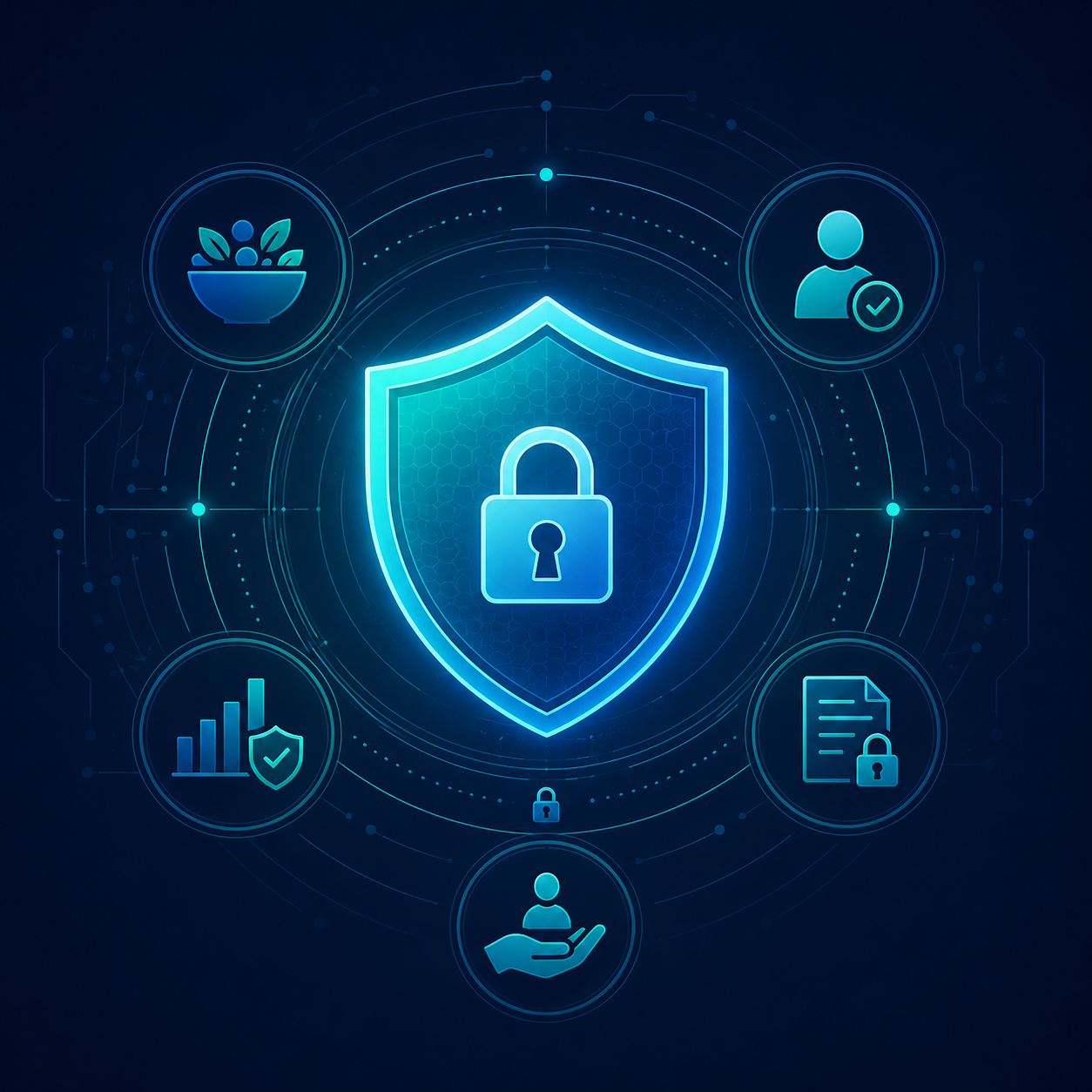 Privacy shield illustration